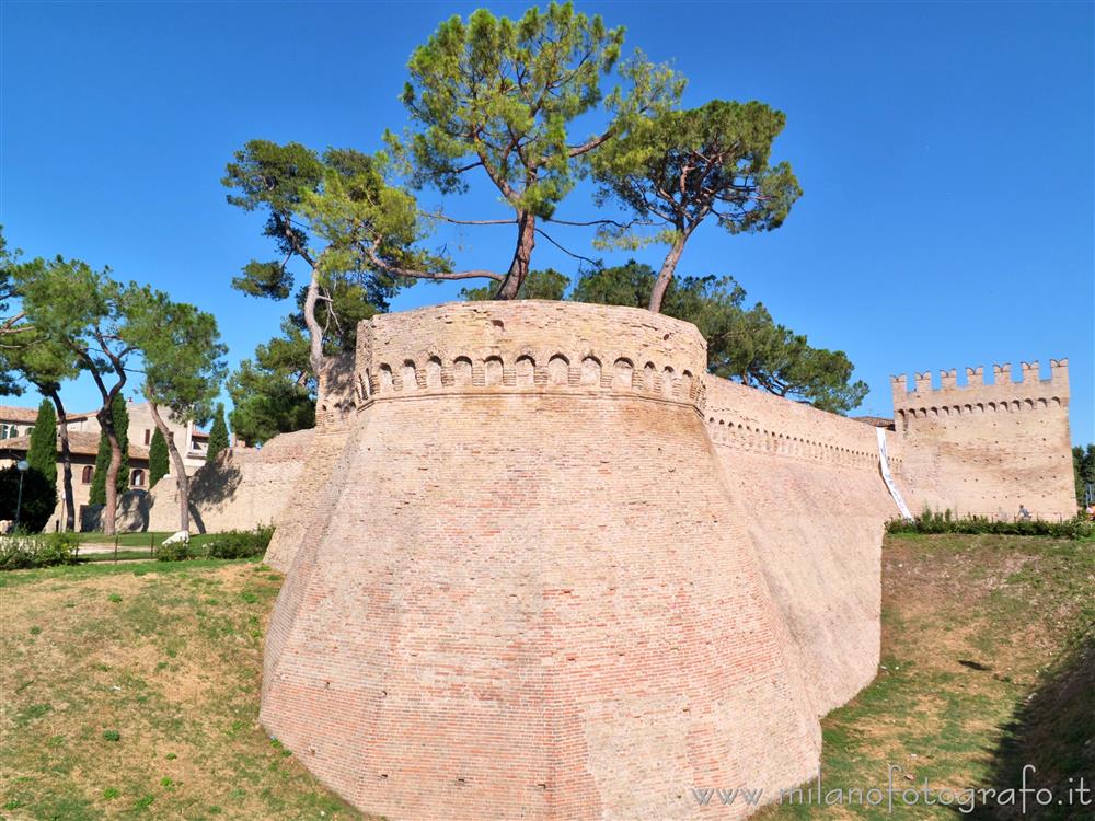 Fano (Pesaro e Urbino) - Dettaglio delle mura cittadine